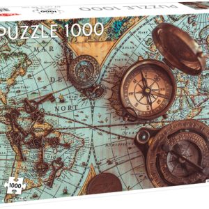 Tactic Puzzel Vintage Sea Map 1000st