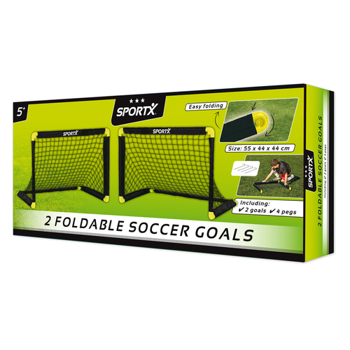 SportX Voetbaldoel Set 2 goals 55x44x44 - Afbeelding 4