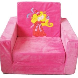 Kinderzeteltje – Sofa sleeper – roze – prinses