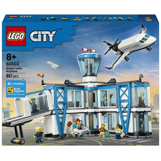 Lego City - Vluchthaven met Vliegtuig