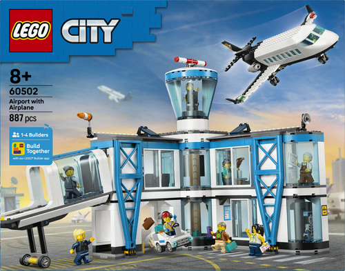Lego City - Vluchthaven met Vliegtuig - Afbeelding 9