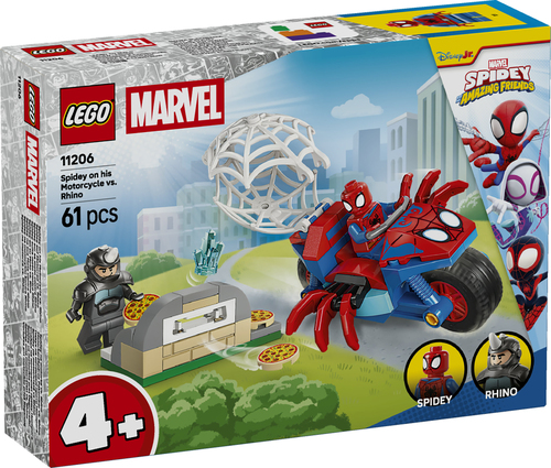 Lego Marvel - Spidey op zijn motor vs Rhino - Afbeelding 8