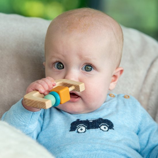 Tickit Silisoft Speelboog Bijtspeelgoed (Neutrale kleuren) (0+m) - Afbeelding 3