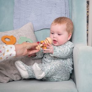 Tickit Silisoft Kralen Bijtspeelgoed (Aarde Kleuren) (0+m)