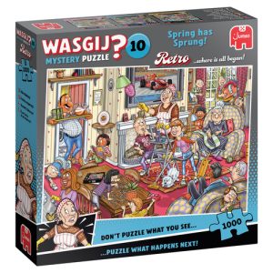 Wasgij Retro Mystery 10 – De Voorjaars – schoonmaak! (1000 stukjes)