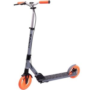 Scooter 200mm DLX Disk grijs/oranje