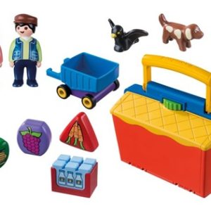 Playmobil 1*2*3 – Meeneem marktkraam 9123
