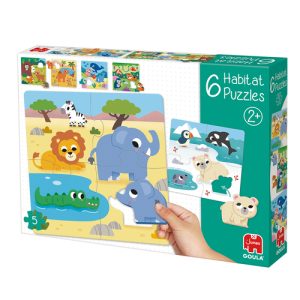 Goula – 6 habitat puzzels (5st)