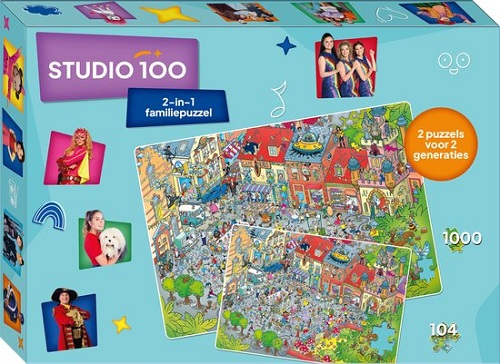 Studio 100 puzzel 2in1 - 30jaar studio 100
