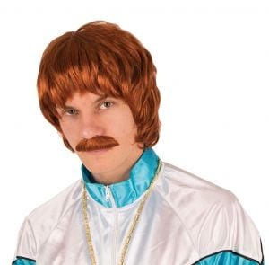Pruik Heer + snor – Ros