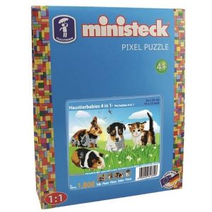 Ministeck (XL Box) – Baby huisdieren 4-in-1 (1800stuks)
