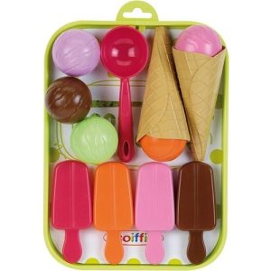 Ijsjesset met dienblad