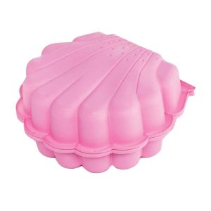 Schelp (set van 2) zwembad/zandbak – roze