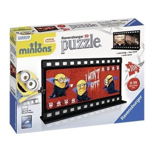 3D Puzzel 108st Filmstrook Minions Gone Batty
