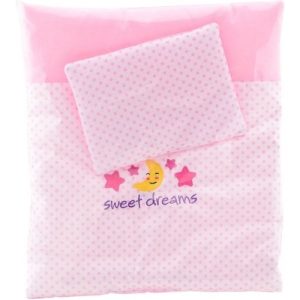 Baby Rose Poppendeken + kussenset
