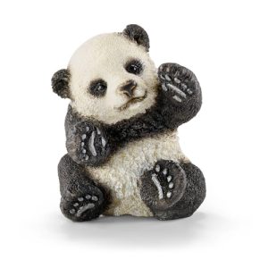 Schleich Wild Life – Panda jong, spelend