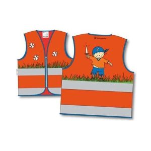 Rube & Rutje – Veiligheidsvestje Rutje (rood) 3-6jaar