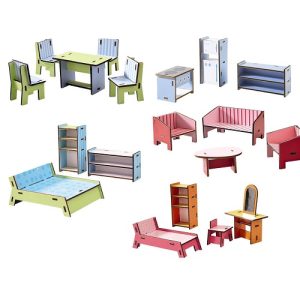 Little Friends – Meubels Villa Zonneschijn (poppenhuismeubel)