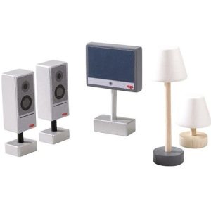 Little Friends – TV + lampen (poppenhuismeubel)