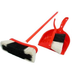 Borstelset 3-delig (handborstel/vuilblik/steelborstel)