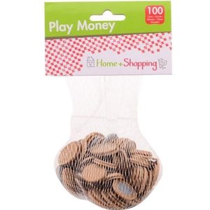 Home and Shopping Euro speelgeld, 100 munten in net