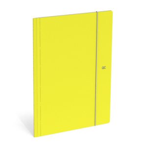 QC COLOUR – Elastomap folio, polyprop (yellow)