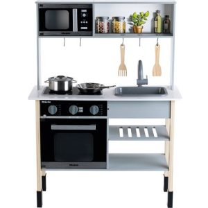 Keuken (hout) Miele met licht/geluid + accessoires