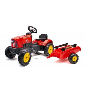 Falk – Tractor Supercharger + aanhangwagen – rood