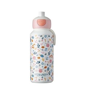 Drinkfles campus pop-up 400ml Little Dutch – Spring Flowers