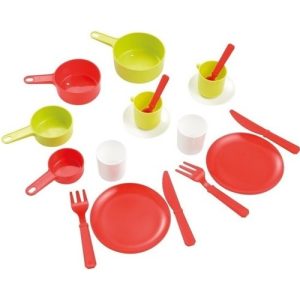 Bakpan met theeset 30 cm
