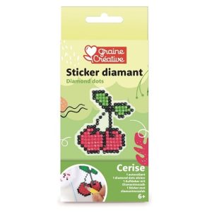 Diamant Mozaïek Sticker Kit – Kers