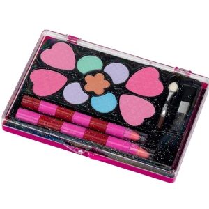 Princess Coralie – Make-up doosje (roze/zwart) 13-delig