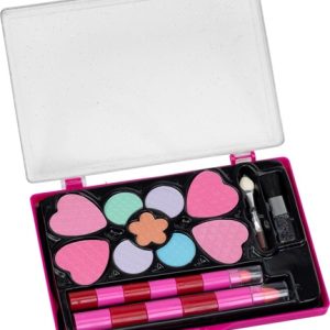 Princess Coralie – Make-up doosje (roze/zwart) 13-delig