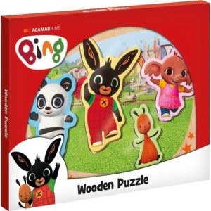 Bing – Inlegpuzzel (hout) 4stuks