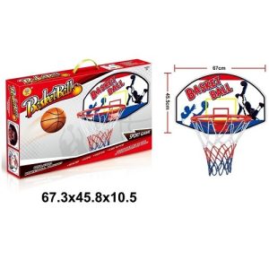 Basketbalring met board (67x45cm)