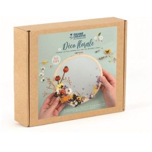 Kit deco – Tule en droogbloemen 18cm