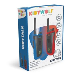 Kidytalk Walkie Talkie – blauw/rood