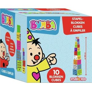 Bumba – Stapelblokken (kubus met 10 blokken)