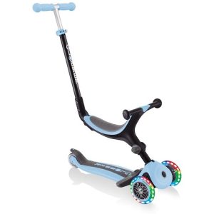 Scooter Go Up Foldable Plus Lights – Pastel blauw