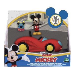 Disney Junior Mickey Mouse – Voertuig met actiefiguur 7,5cm – 1 exemplaar