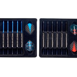 Longfield darts 4 sets steeltip nickelplated brass 21-23gr