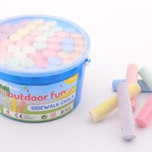 Outdoor Fun – Stoepkrijt 50stuks in emmer