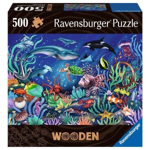 Ravensburger Puzzel (hout) 500stuks – Onder de zee