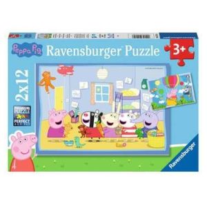Ravensburger – Puzzel (2x12stuks) – Peppa Pig – Peppa’s avontuur
