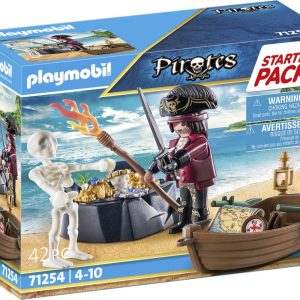 PM Pirates Starterpack – Piraat met roeiboot 71254