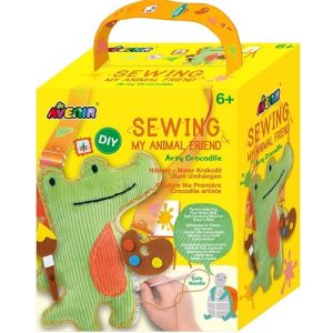 Naaikit Mijn dierenvriend – Krokodil de schilder