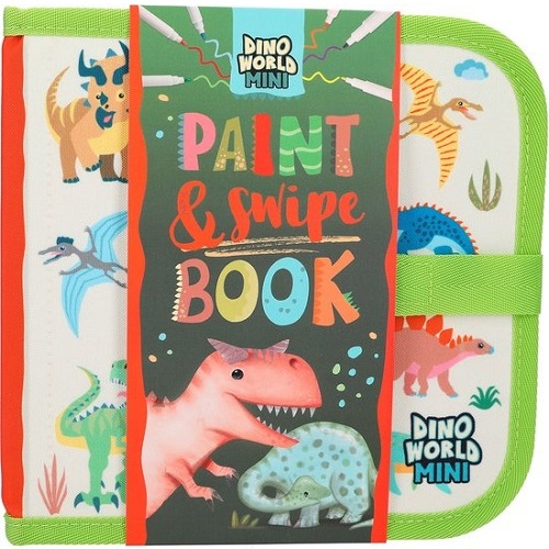 Dino World - Paint & Swipe Boek