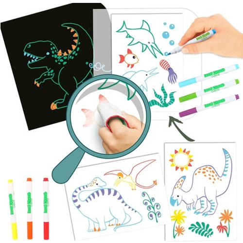 Dino World - Paint & Swipe Boek - Afbeelding 3