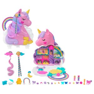 Polly Pocket 2-in-1 Rainbow Unicorn Salon
