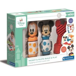 Disney Baby Clementoni – Bouw & Speel – Mickey & Pluto